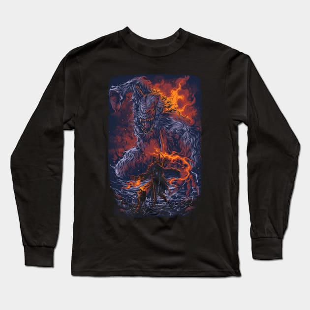 Undying Beast Long Sleeve T-Shirt by Findtees